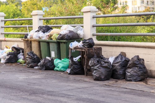 Commercial rubbish clearance in a South West London office